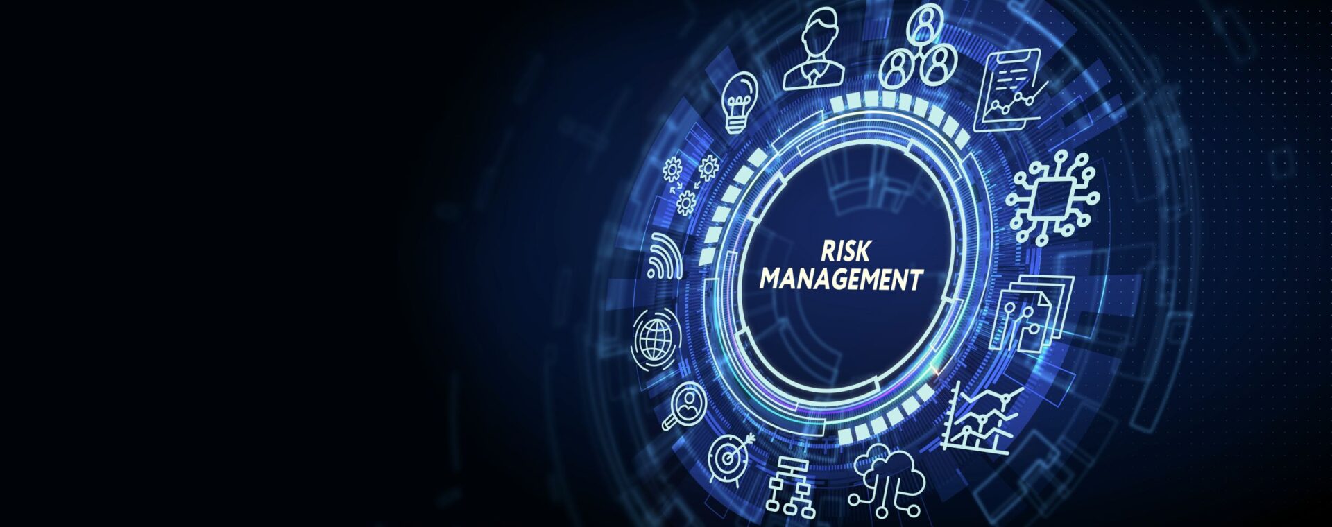 Risk Management and Assessment for Business Investment Concept. Business, Technology, Internet and network concept.